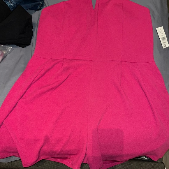 Fashion to Figure Pants - Fashion to Figure Liverpool Fushcia strapless one piece short set size 3